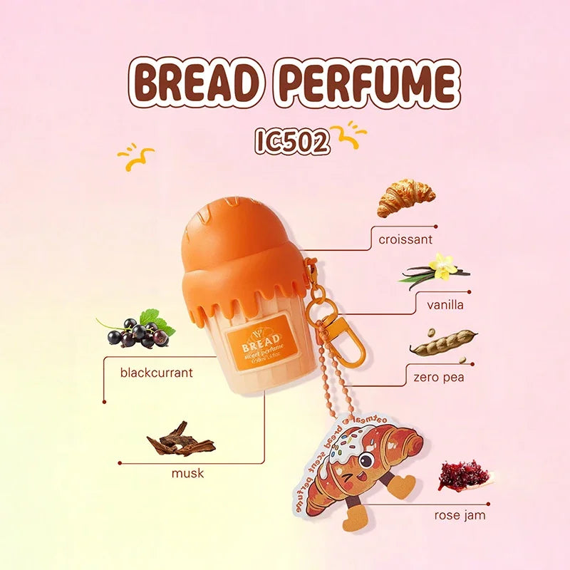 Dubai Arabia Gourmet Eau De Toilette 50ml Cherry Croissant Strawberry Chocolate Scent Cute Delicate Pendant Body Perfume Spray
