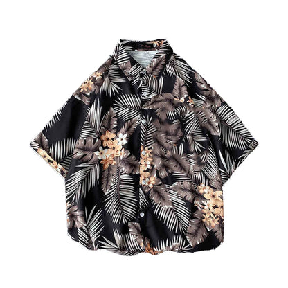 2025 Summer Men's Panda Hawaiian Shirts Loose Breathable 3d Printed Short Sleeve Beach Casual Shirts Hip Hop Streetwear