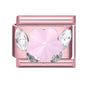 Pink Color Y2K Butterfly Star Bow Rabbit Heart Pendant Italian Charm Links Fit 9mm Stainless Steel Bracelet DIY Making Gifts