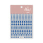 White Bloom Translucent Hollow Butterfly Heart Nail Sticker Press on Nails Decals Hollow Heart Star Moon Shape Sticker Sliders