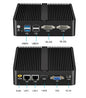 XCY Fanless Mini PC Intel Celeron J6412 N5095 2x GbE LAN 2x RS232 HDMI VGA WiFi 4G LTE Windows 10 Linux Industrial Computer
