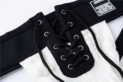 Open Front Men Jockstrap Briefs Athletic Supporter,3" Waistband Detachable Pouch Breathable Workout Sport Underwear Gay Thongs