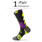 Elite Sport Cycling Basketball Socks Compression Running Man Black Trend Breathable Long Hiking Damping Athletic Professional