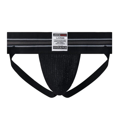 JOCKMAIL Men's Underwear Men Sexy Briefs Jockstrap Pouch Cuecas Man Cotton Panties Thongs Mesh Underpants Gay Slip Homme Srting