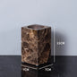 Emperador Dark Natural Marble Bathroom Set Brown Luxury Toothbrush Holder Soap Dish Soap Dispenser Bathroom Accessories