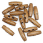 15 PCS/Lot 30mm Wooden Toggle 2 Holes Coat Buttons For Clothing Sewing Crafting DIY Coat Jacket Blazer Sewing Accessory Buttons
