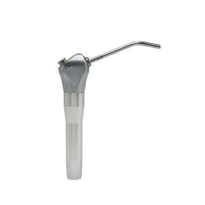 ELIJAH Dental Air Water Spray Gun Triple 3 Way Syringe Handpiece with 2 Nozzles Tips Tubes For Dental Lab Silvery Available