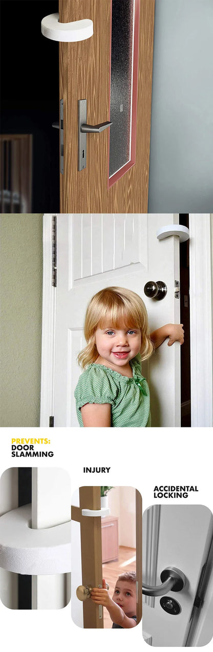4Pcs Door Finger Pinch Guards Baby Proof Doors Slam Stopper Extra Soft Foam Sleek Design Child Safety Baby Safety Finger Protect