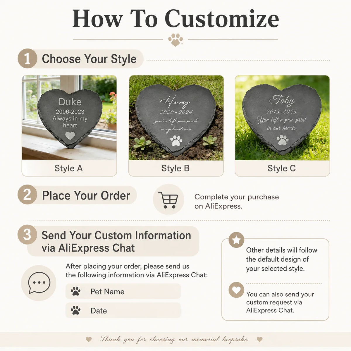 Personalized Cat Dog Memorial Plaque Custom Photo Slate Stone Pet Loss Sympathy Gift Garden Decor Remembrance Stone with Name