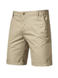 2025 Men's Solid Color Casual Short Pants Beach Breathable Comfortable Straight Short Trousers Hawaiian Holiday Men'S Pants 3XL