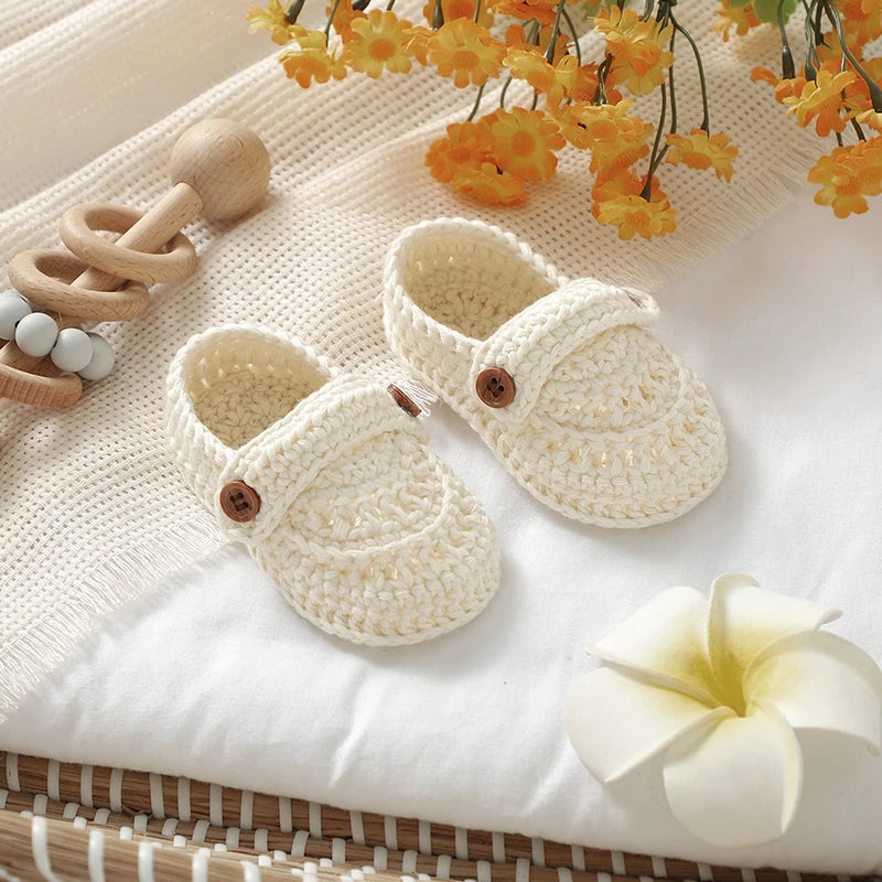 Baby Shoes Cotton Knit Newborn Girls Boy Footwear 0-18M Fashion Solid Shallow Infant Children Clothing Accessories Bedding Boots