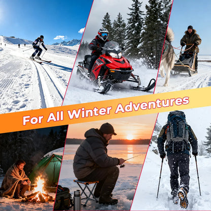 Electric Heating Socks for Skiing Snowboarding Hiking Rechargeable Batteries Thermal Warmer Remote Control Winter Outdoor Sports