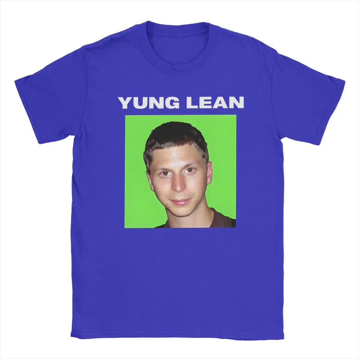 Yung Lean Michael Cera Meme T-Shirt Men Leisure Cotton Tee Shirt O Neck Short Sleeve T Shirt Gift Idea Clothing