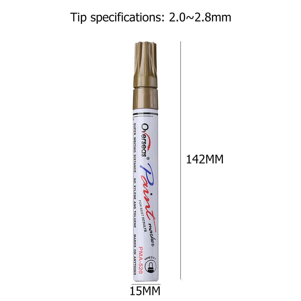 Car Scratch Repair PenWaterproof Auto Touch Up Paint Pen Fill Remover Vehicle Tyre Paint Marker Clear for Car Styling Fix Care