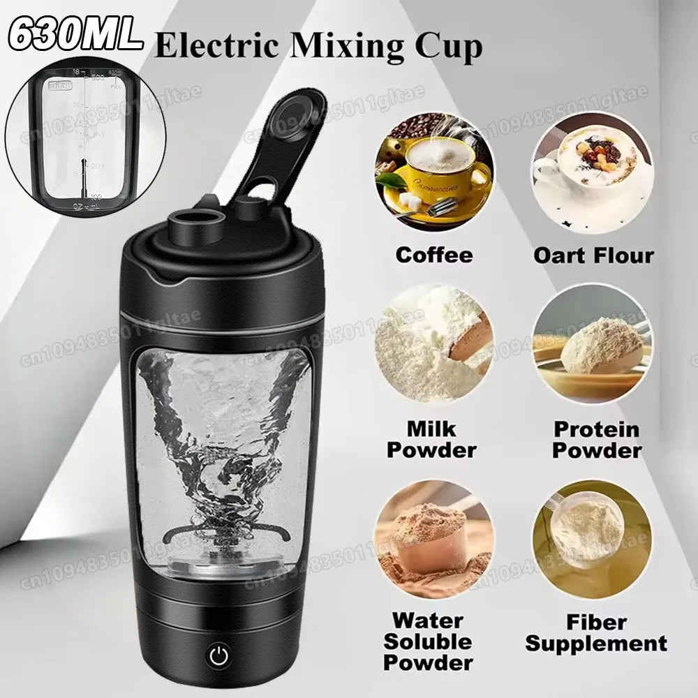 New Detachable Electric Mixing Cup Electric Protein Powder Shaker Cup USB Rechargeable Reusable Suitable For Lndoor/Outdoor Use