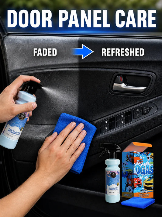 Car Plastic Renovator and Conditioner Spray for Interior Plastic Restore Color Car Care