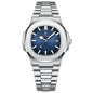 POEDAGAR Luxury Brand Men's Quartz Wristwatch Stainless Steel Waterproof Luminous Date Man Clock Square Business Watches For Men