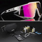 4 Lens Men Women Cycling Glasses Polarized Sport MTB Road Bike Goggles UV400 Bicycle Eyewear Fishing Running Driving Sunglasses