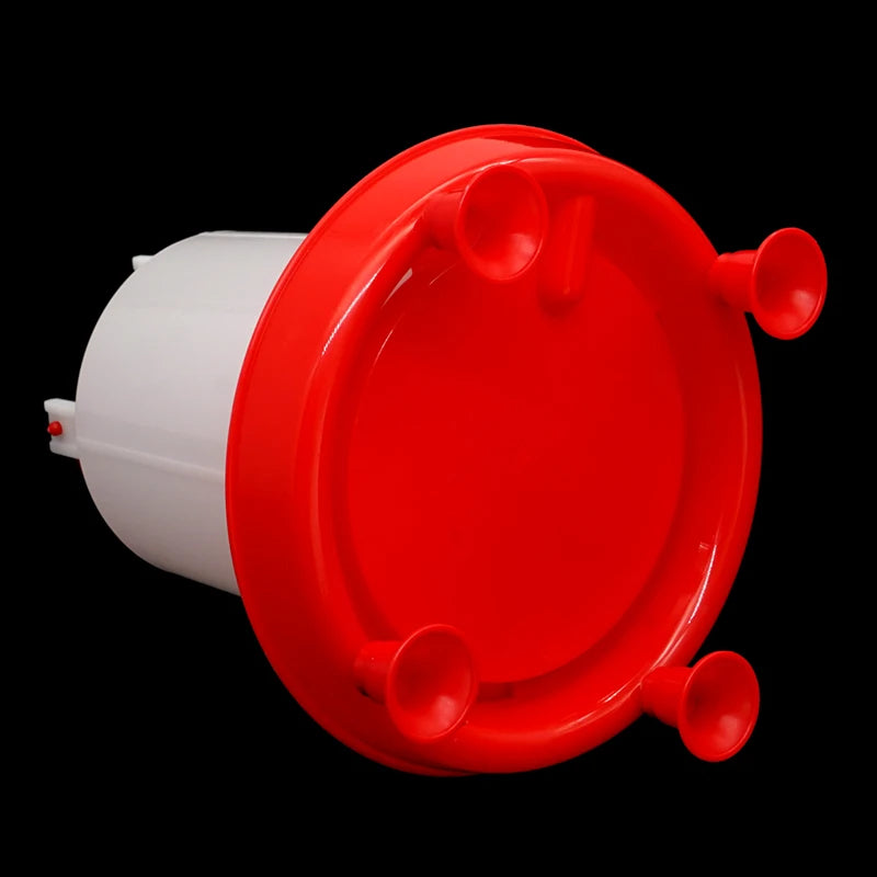 1Pc 1.5kg/3L Poultry Automatic Drinker Bucket Chicken Feeder Barrel Water Bucket Quail Drinking Farm Chicken Coop Water Supply