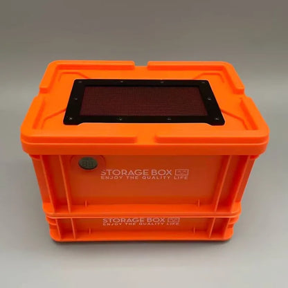 Cherry Cockroach Breeding Box Dubia Roach Cricket Breeding Container with Thermometer Small Insects Box Insect Enclosure Habitat