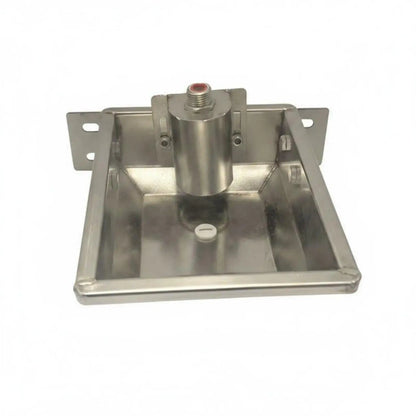 Livestock Drinking Vessel Large Capacity Stainless Steel Water Trough Automatic Refill Bowl for Sheep Goats Cattle Horse Barn