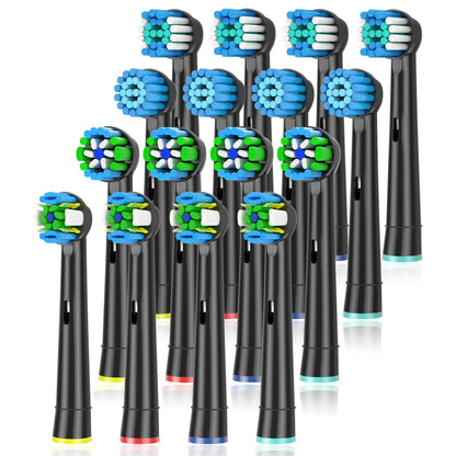 Replacement Toothbrush Heads Compatible with Oral-B ,4-12 Pcs Electric Brush Heads for Oral B Replacement Heads Pro500/1000