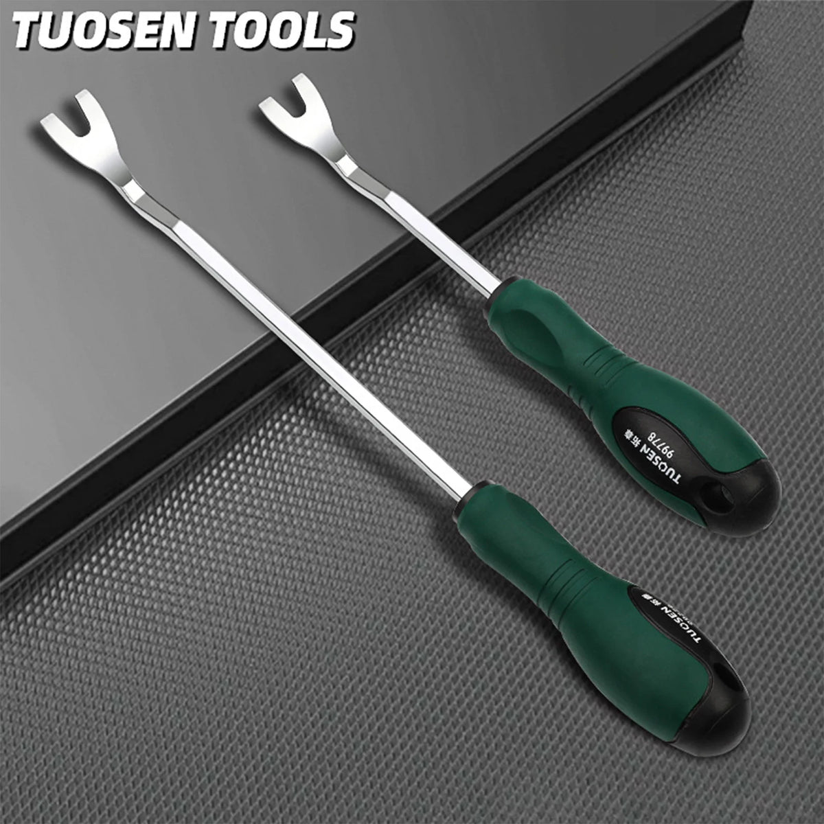 Auto Door Panel Clip Remover Tool Set Durable Steel Pry Bar Kit for Interior Trim Removal Car Repair Accessories