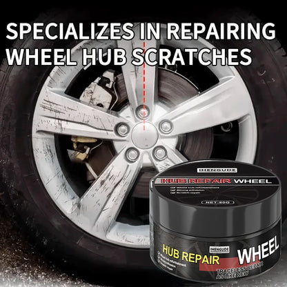 Universal Wheel Hub Repair Kit - Alloy Wheel Scratch Repairer, Car Scratch Repair Wax, Scratch Remover and Oxidation Cleaning Repair Paste