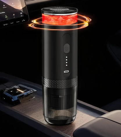 20 Bar Self-Heating Wireless Portable Espresso Maker, One-Click Automatic Extraction Mini Coffee Machine, Multi Capsule Compatible Rechargeable Travel Coffee Maker, Compact Portable Coffee Brewer for Car, Road Trip, Camping,