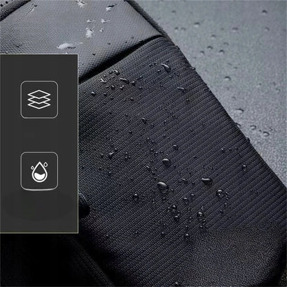 Minimalist Men Mini Sling Bag Tactical Techwear Crossbody Chest Pack Waterproof Matte Black Sport Shoulder Purse with Quick Release Buckle