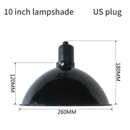 Deep Dome Reptile Lampshade 5.5/8.5/10 Inch Light Fixture Snakes Lizards Geckos Terrariums Anti-scald Reptile Protective Shade