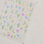 White Flower Petal Cherry Blossom Peach Blossom Falling Petal Floral Gradient 5D Self Adhesive Nail Art Sticker Manicure Decals