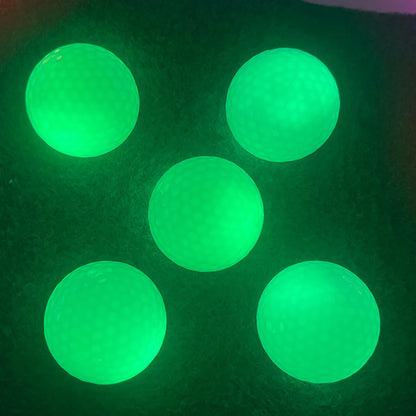 Durable Luminous Golf LED 3-layer Practice Ball Glitter Long Lasting Bright Golf Balls  Glow In The Dark For Night Practice 골프