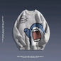 Autumn/Winter Japanese Cartoon Shark Round Neck Couple Sweater Men's Trendy Brand Loose-Fit Korean Knitted Top Hong Kong Style