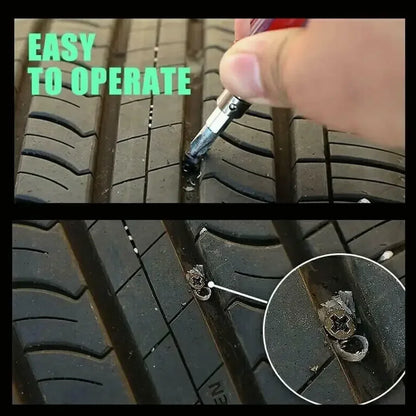 Car Tire Repair Nail Vacuum Tyre Screw Rubber Patch Car Wheel Universal Puncture Repair Kit Car Motorcycle Tubeless Nails Tool