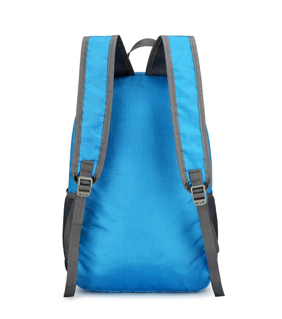 23L Packable Backpack Foldable Ultra Light Outdoor Duffle Bag Big Folding Knapsack Hiking Travel Rucksack Mountaineering Daypack