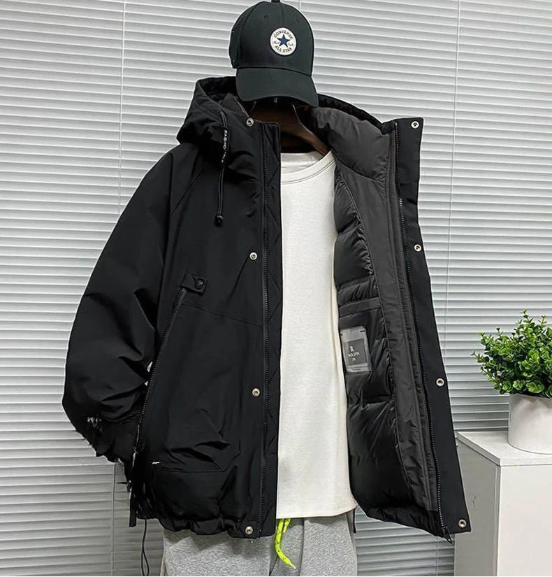Men's Jacket Winter Windproof Warm Down Jacket Outdoor Sports Mountain Overcoat Hooded Snowboarding Parka Snow Coat Canada Tops