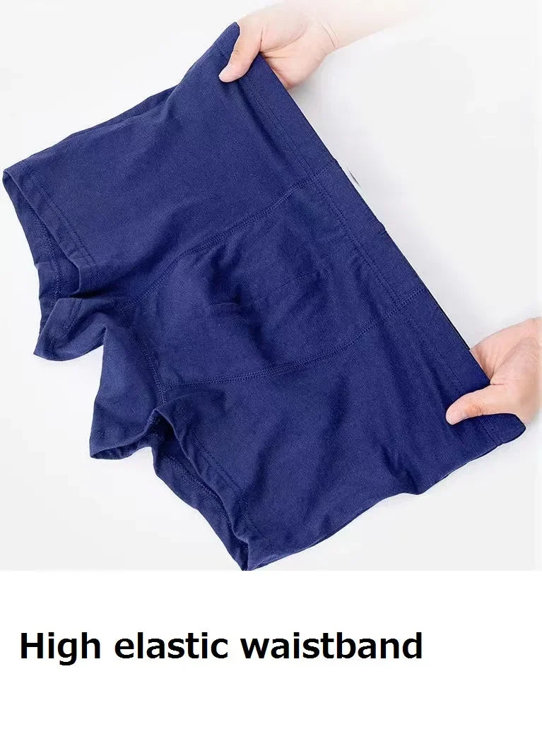 Plus Size Men's Underwear High Waist Loose Men Underwear Boxer 100% Cotton Men's Boxer Underpants For Men Panties 8XL 9XL 10XL