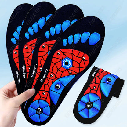 Magnetic Massage Insoles Acupressure Inserts Arch Support Orthopedic Acupressures Shoes Pads Relieve Tired for Men Women Unisex
