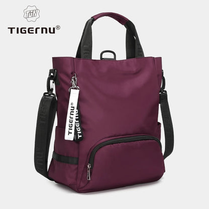 Tigernu New 3 In1 Tote Bag With Zipper For Women Casual School Backpacks Fashion Female Shoulder Bag Light Weight Girls Handbags