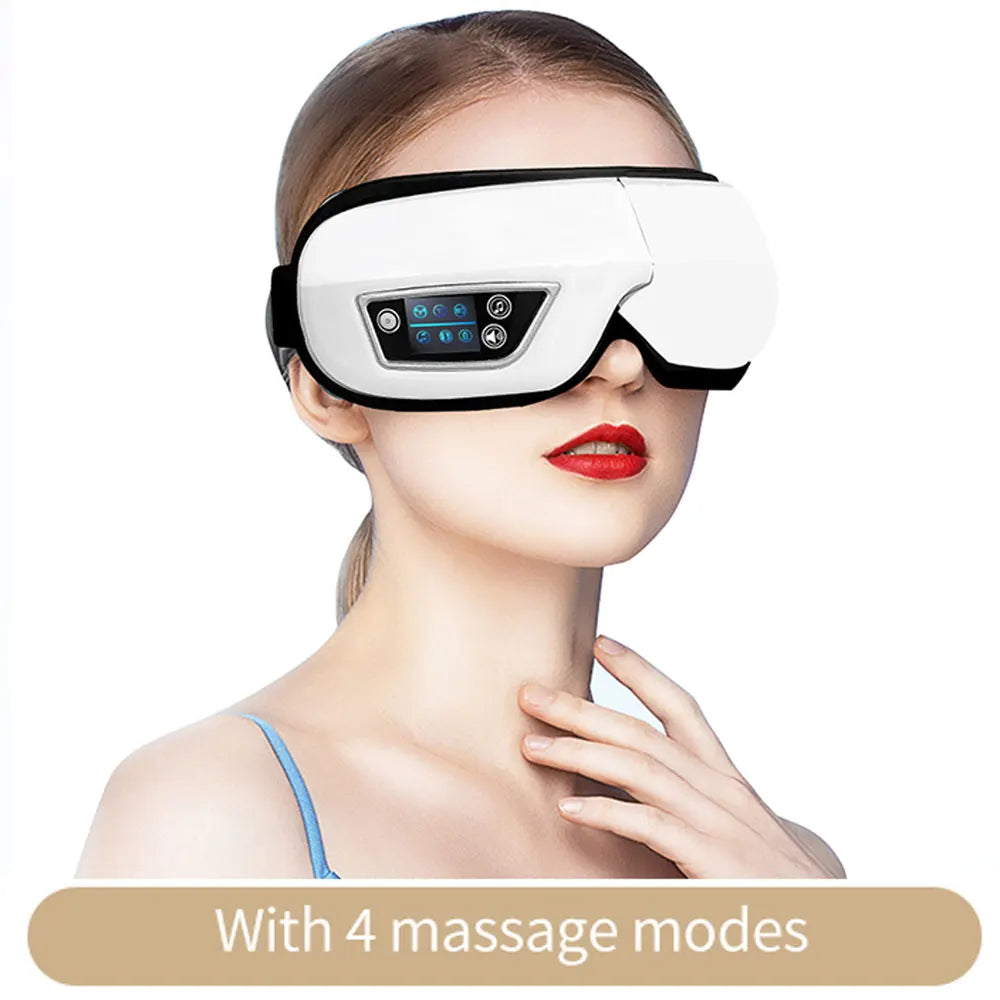 Eye Massage Device Vibration Airbag Pressure Eye Massager Bluetooth Music Relax Fatigue Eye Care Improve Sleep Tools Foldable