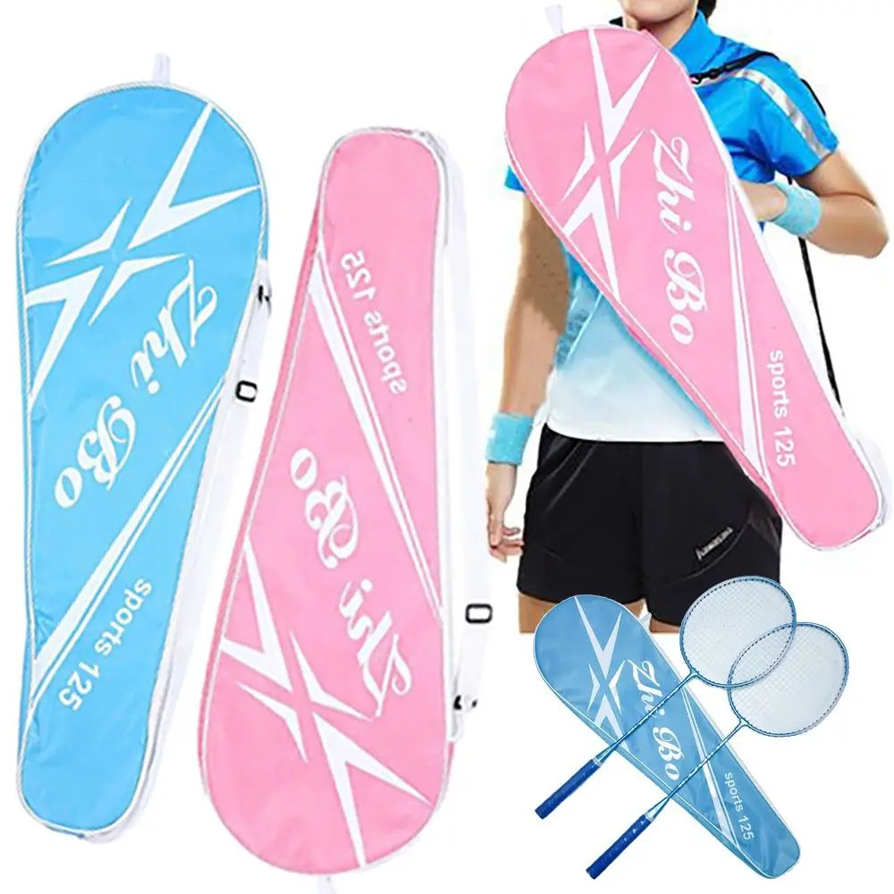 Waterproof Badminton Rackets Bag Racquet Pouch One-shoulder Large Capacity Sport Supplies Protective Cover Portable