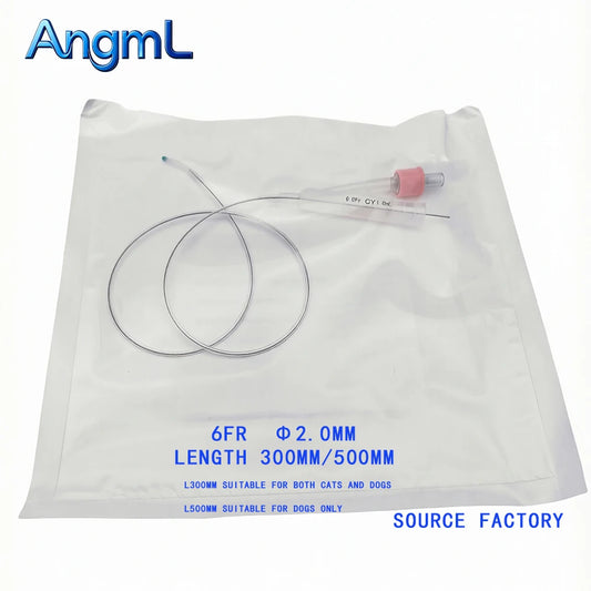 Double-Lumen Urinary Catheters For Pets,Drainage Bags,Veterinary Supplies,Pet Medical Care,Suitable For Both Cats And Dogs