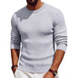 Luxury Knite Crew Neck Sweater Man Cable Long Sleeve Pullover Casual Knitted Shirts Work Jumper Spring Mens Coats Autumn Tops