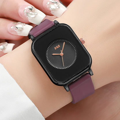 Fashion Rectangle Women Watches Casual Silicone Band Sports Watch Reloj Mujer Girls Clock Gift
