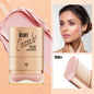 2-in-1 Concealer and Foundation Stick, Covers Dark Circles, Waterproof and Sweat-Resistant, Creates Flawless-Looking Makeup