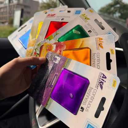 Perforated Membrane Car Air Freshener - Peel & Use Liquid Essential Oil, Car & Home Dual Use, Long-Lasting Fragrance