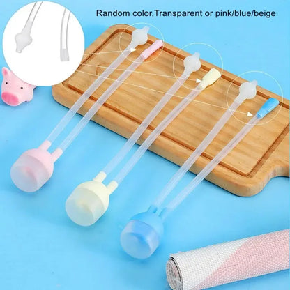 Mouth Suction Nasal Aspirator for Baby Infant Cleaning Nose Inhaler Nasal Mucus Clean Pipe Anti-reflux Nasal Aspirator