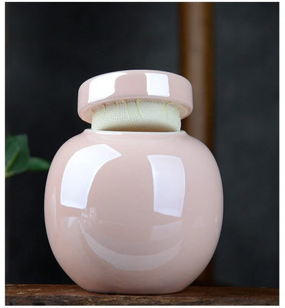 Household Mini Pet Ash Jar Moisture Proof Ceramic Claw Seal Jar Animal Funeral Urn Pet Nostalgia Ornament Portable Ash Box