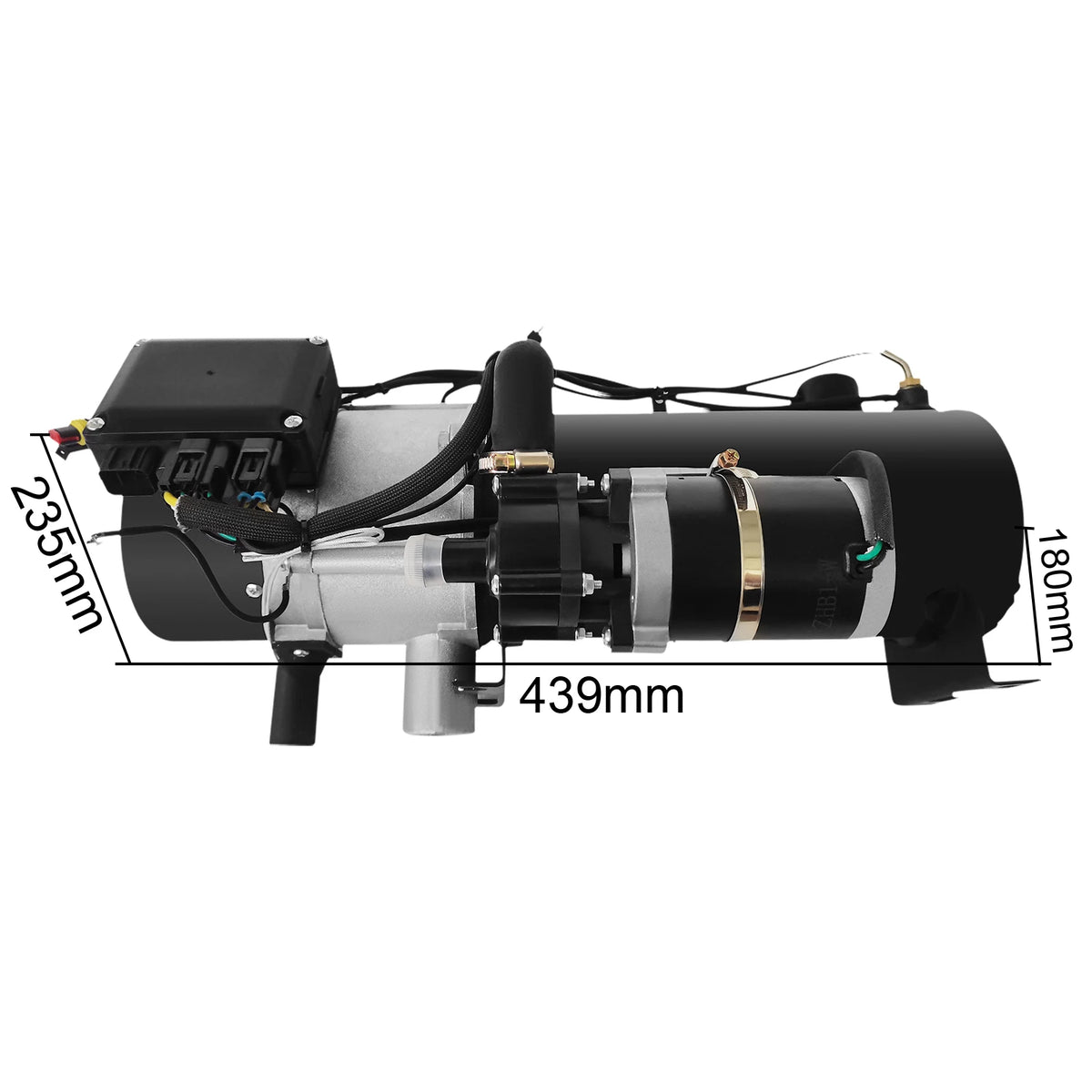 SIHAO Universal Diesel Water Pre‑Heater 10KW, 12V‑24V Dual Voltage Vehicle Fuel Heater, Heavy‑Duty Heating Device for Automobile Engine Warm‑up and Cabin Interior Heating